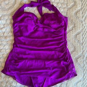 Purple One Piece Swim